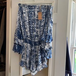 New Surf Gypsy off the shoulder romper size S